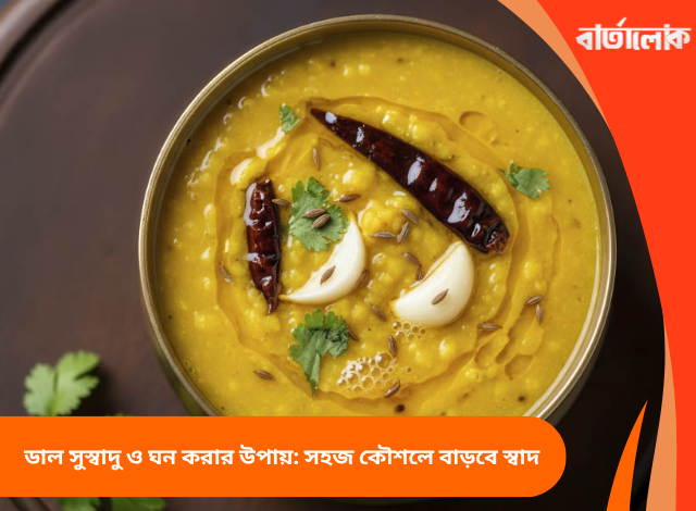 ডাল সুস্বাদু ও ঘন করার উপায়: সহজ কৌশলে বাড়বে স্বাদ