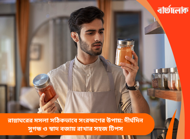 রান্নাঘরের মসলা সঠিকভাবে সংরক্ষণের উপায়: দীর্ঘদিন সুগন্ধ ও স্বাদ বজায় রাখার সহজ টিপস